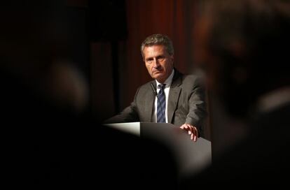 Gutten Oettinger, comisario europeo del área digital.