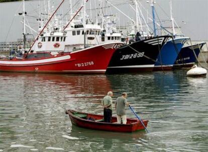Puerto de Bermeo, donde está ubicada la empresa propietaria del atunero <i>Alakrana.</i>