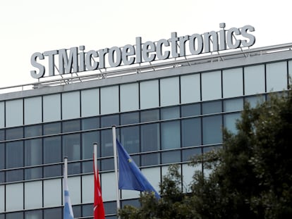 Imagen de una fábrica de STMIcroelectronics cerca de Ginebra, en Suiza.