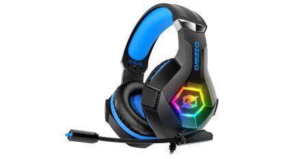 Auriculares gaming con micrófono.