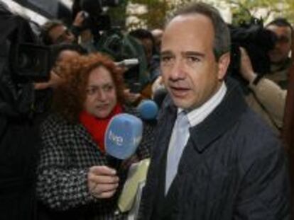 El exalcalde González Panero acude a declarar ante el juez a finales de 2009.