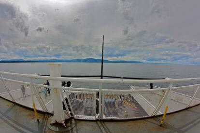 Ferry a la isla de Vancouver.