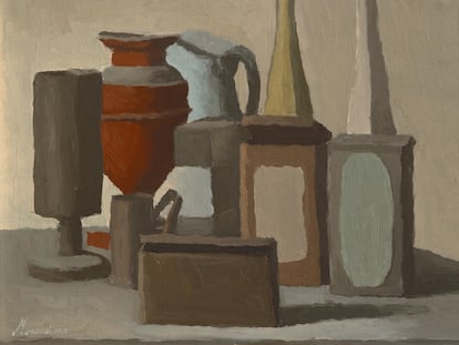 Giorgio Morandi, 'Natura morta [Naturaleza muerta]', 1942.