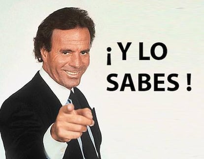 El más popular del sinfín de memes que Julio Iglesias protagoniza en las redes sociales.