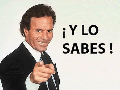 El más popular del sinfín de memes que Julio Iglesias protagoniza en las redes sociales.