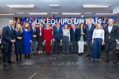 Reunión del comité ejecutivo nacional del PP, en la sede del partido en la calle Génova de Madrid