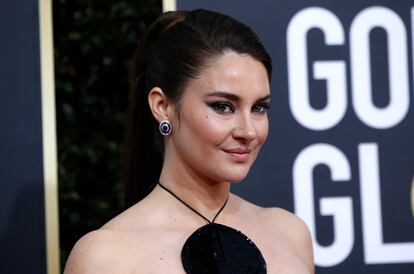 Shailene Woodley, en los Globos de Oro, el 5 de enero de 2020.
