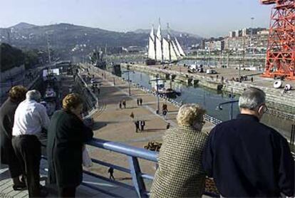 Vista del Museo Marítimo Ría de Bilbao.