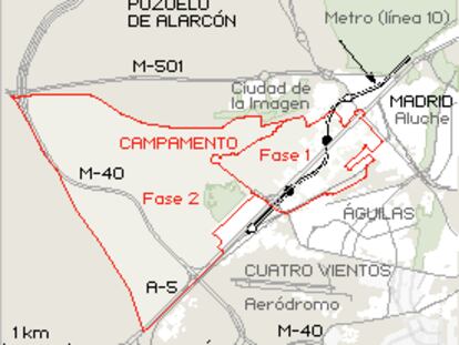 Desarrollo de la operación Campamento