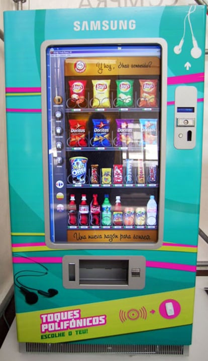 Las máquinas vending de Samsung