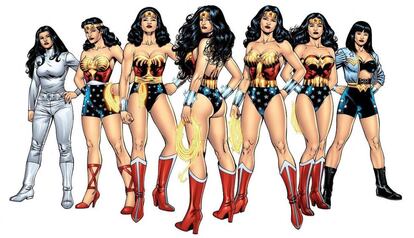 La evolución de Wonder Woman.