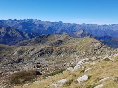 Até aqui chegam os microplásticos. Vista dos arredores da estação de Bernadouze.