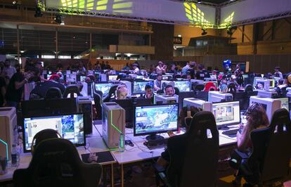 Jugadores durante la edición de Gamergy celebrada en junio del año pasado.