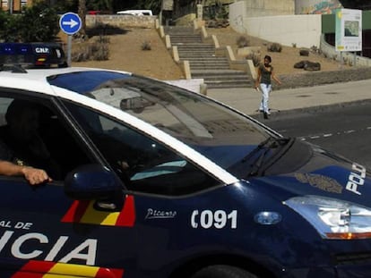 Imagen de archivo de un coche de polic&iacute;a.