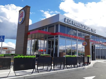 Un restaurante de Burger King.