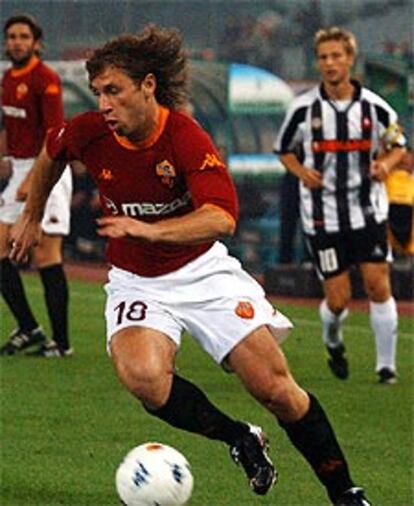 Cassano, durante un partido con el Roma.