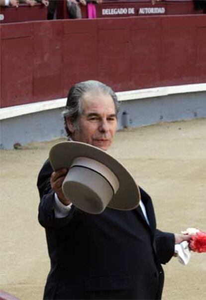 El matador de toros Rafael de Paula ayer en la plaza de Las Ventas.