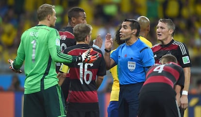 Marco Antonio Rodríguez, en el histórico 1-7 de Alemania a Brasil