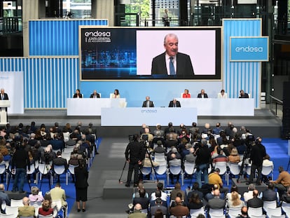 Junta de accionistas de Endesa, celebrada en abril en Madrid.