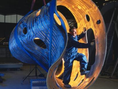 Pieza para el interior de uno de los segmentos del reactor de fusión Wendelstein 7-X.