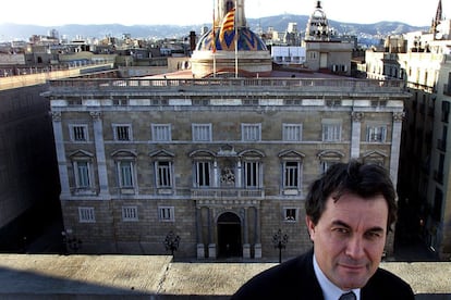 Artur Mas, cuando era candidato a la presidencia de la Generalitat por CiU, el 6 de febrero de 2002. 