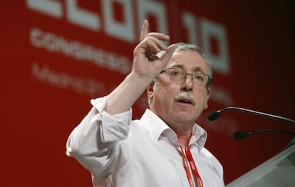 Toxo, en un momento de su intervención.