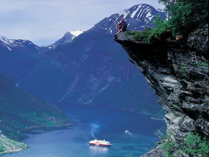 Fiordo Geiranger, en Noruega.