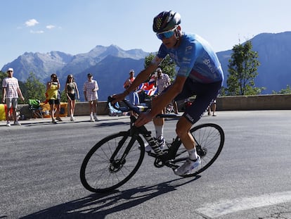 Chris Froome durante la 12ª etapa del Tour de Francia este jueves.
