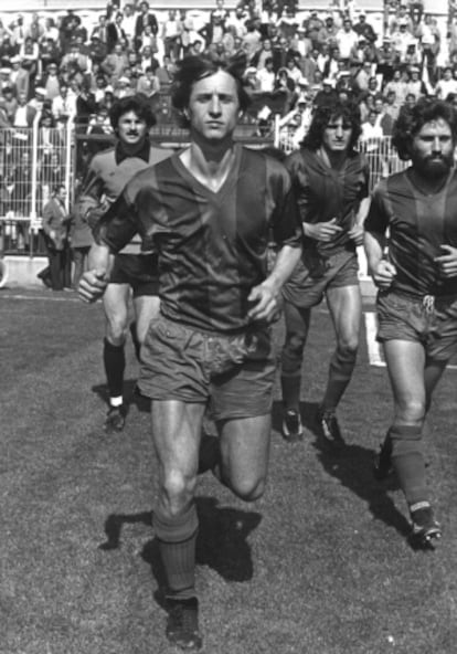 Cruyff, con el Levante.