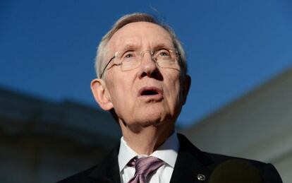 El líder demócrata en el Senado, Harry Reid. 