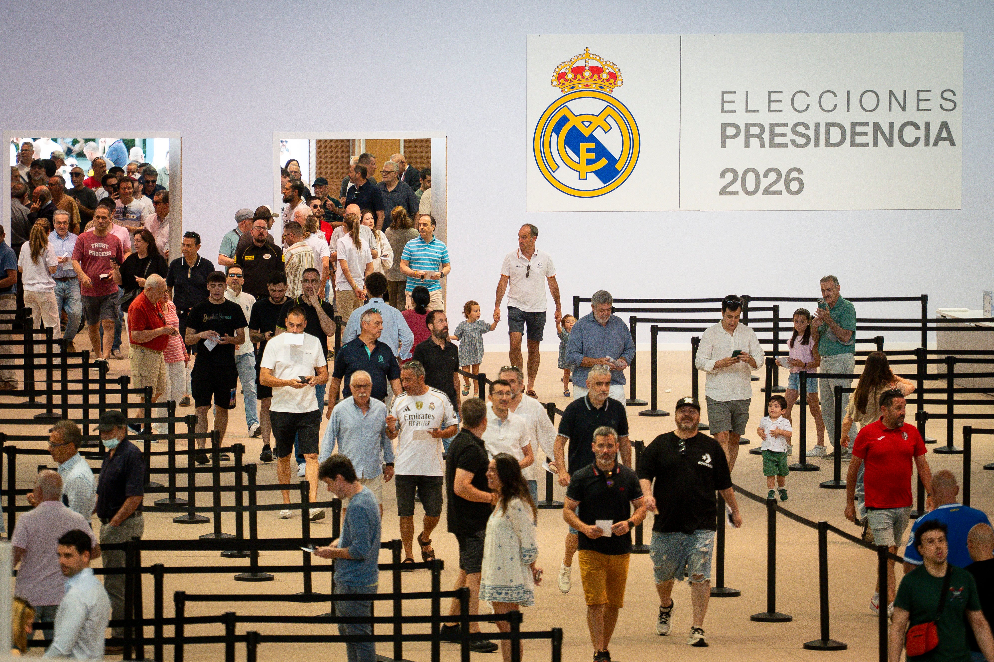 La participación en las elecciones del Real Madrid crece a m