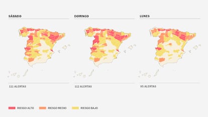 La primera ola de calor arranca con el 77% de los municipios en niveles de riesgo para la salud