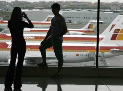 Los aeropuertos de Madrid y Barcelona son los activos más importanes de Iberia por encontrarse entre los menos saturados de Europa.