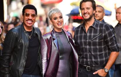 Lionel Richie, Katy Perry y Luke Bryan, jueces de 'American Idol'.