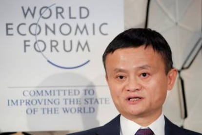Jack Ma, fundador de Alibaba, el pasado enero en Davos.