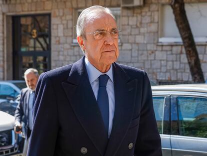 El presidente de ACS y del Real Madrid, Florentino Pérez, en una fotografía del mes pasado en madrid.