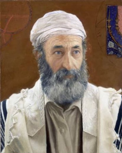 Emiliano Maté, retratado como Maimónides por el pintor Daniel Quintero.