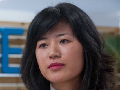 Jia Wei, directora de marketing de terminales de ZTE Espa&ntilde;a.