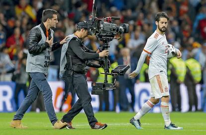 Isco se beneficia del estudio de datos para rendir al máximo con la selección.