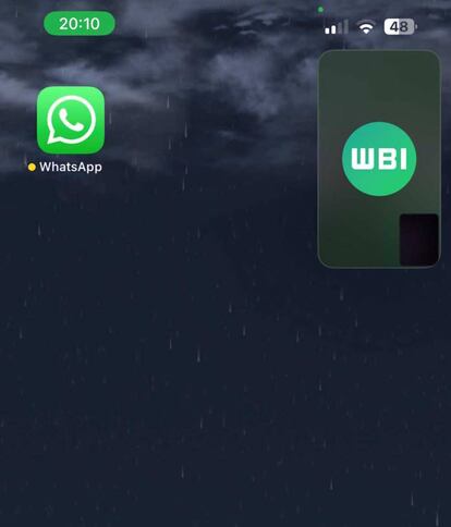 Pantalla llamadas WhatsApp