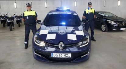 Uno de los coches patrulla que present&oacute; Ana Botella en verano de 2014.