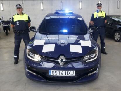 Uno de los coches patrulla que present&oacute; Ana Botella en verano de 2014.