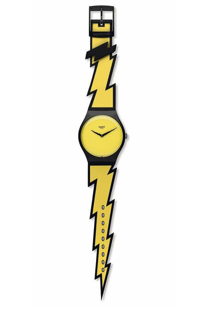 Reloj relámpago de Jeremy Scott para Swatch.