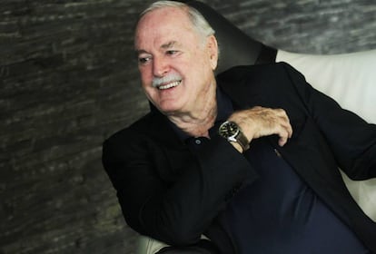 El actor John Cleese, en Bilbao. 