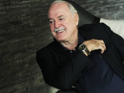 El actor John Cleese, en Bilbao. 