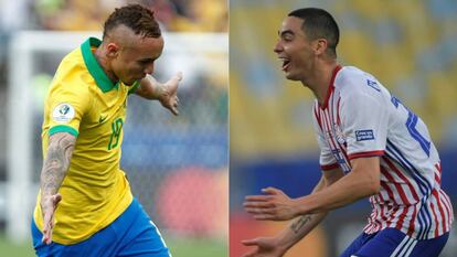 Everton e Miguel Almirón são destaques de Brasil e Paraguai nesta Copa América.