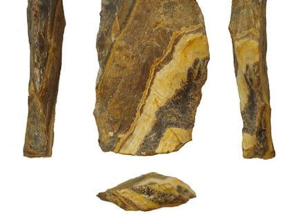 Puntas de lanza de procedentes del yacimiento de Kathu Pan 1 (Sud&aacute;frica) y datadas en 500.000 a&ntilde;os.