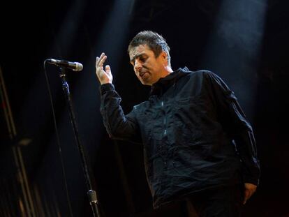 Liam Gallagher durante el concierto de la segunda jornada del Festival Sonorama Ribera.