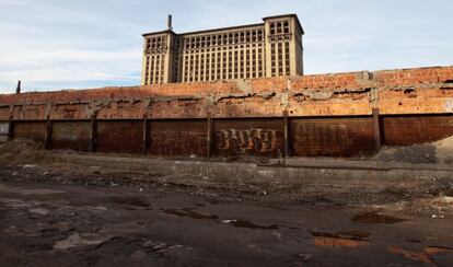 La abandonada y ahora recuperada estación central de Detroit, que ha sido plató para el rapero Eminem.