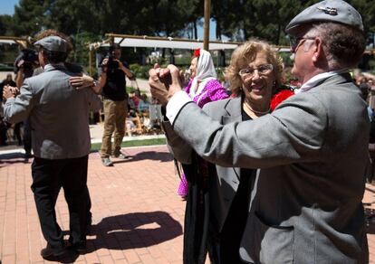 La alcaldesa Carmena durante la presentaci&oacute;n de la programacion de San Isidro 2017. 